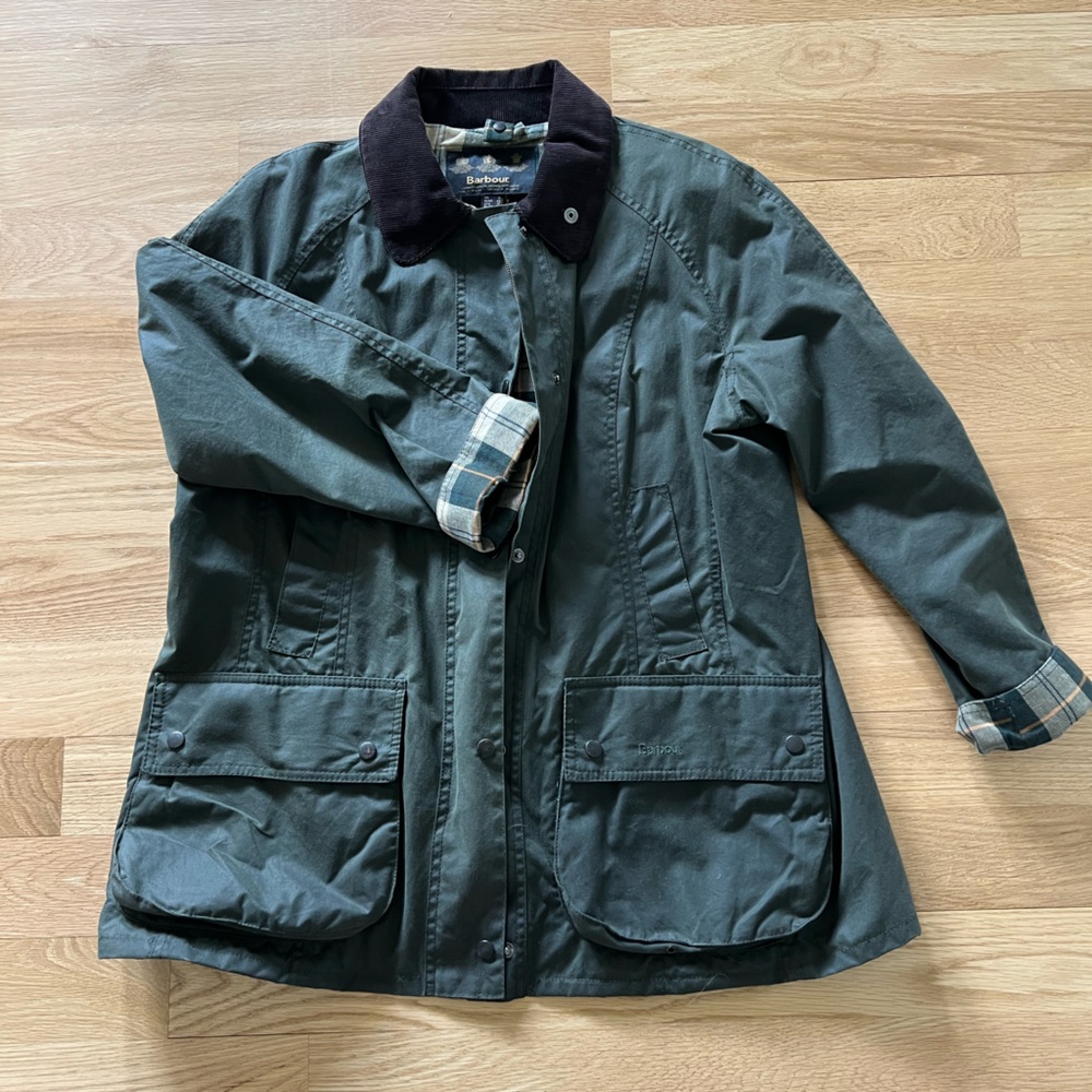 Barbour wax jacket in excellent condition, size 14